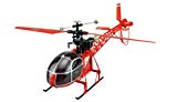 Amewi Lama Remote Controlled Helicopter - Juguetes de Control Remoto (Ión de Litio, 840 mAh, 4 x AA, 510 mm, 170 mm)