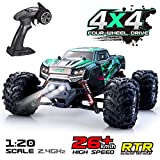 VATOS Coche Control Remoto Coche RC Todoterreno Alta Velocidad 1:20 Escala 4WD 2.4GHz RC Monster Truck 26 km/h Coche de Carreras Eléctrico Rastreador Camión RC Juguete Eléctrico para Adultos y Niños